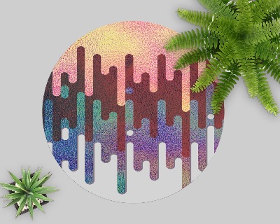 Tapis de protection de sol Lignes abstraites
