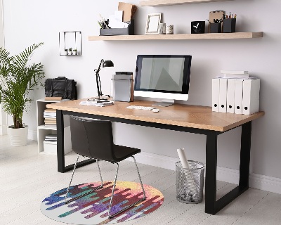 Tapis de protection de sol Lignes abstraites
