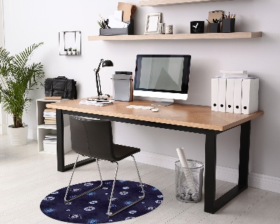 Tapis de chaise de bureau Yeux grecs