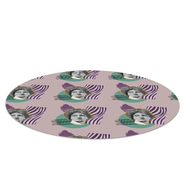 Tapis de chaise de bureau Sculpture minimaliste