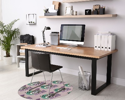 Tapis de chaise de bureau Sculpture minimaliste