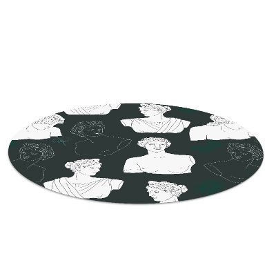 Tapis de chaise de bureau Composition de sculptures