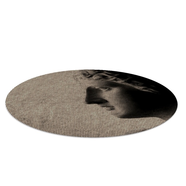 Tapis protège sol rond Nouvelle rome