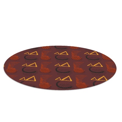 Tapis de protection de sol Gribouillages au pinceau