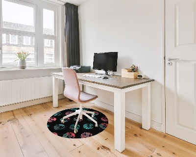 Tapis de protection de sol Palmiers rétro