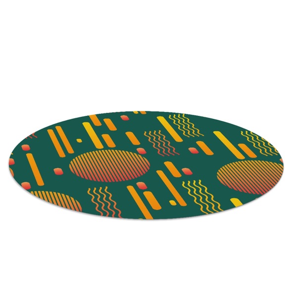 Tapis de chaise de bureau Coucher de soleil rétro