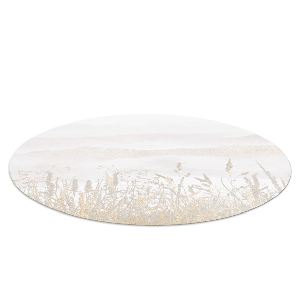 Tapis de chaise de bureau Champ dans le brouillard