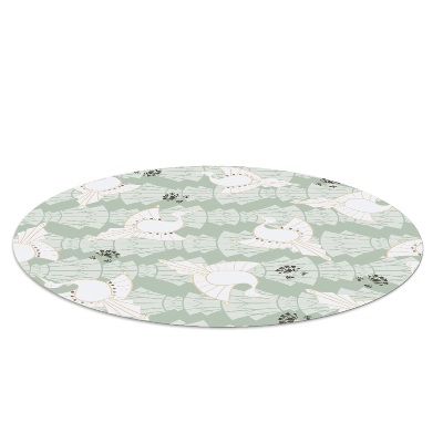 Tapis de protection de sol Oiseaux géométriques