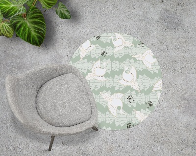 Tapis de protection de sol Oiseaux géométriques