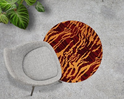 Tapis de chaise de bureau Léopard de feu
