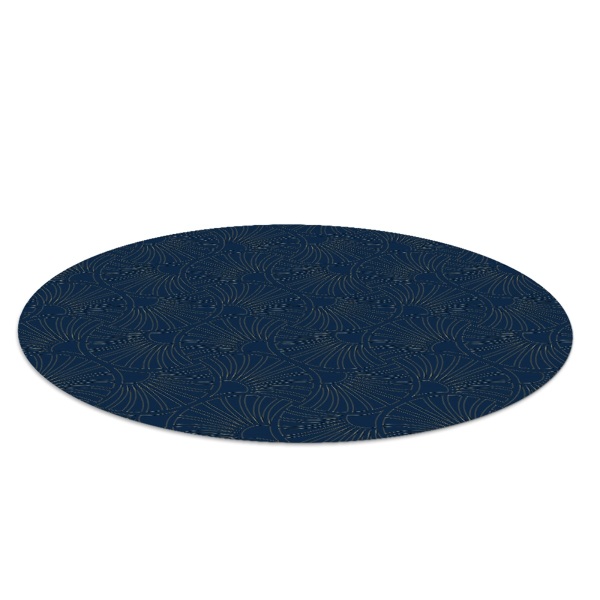 Tapis de chaise de bureau Composition décorative