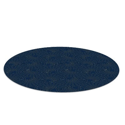 Tapis de chaise de bureau Composition décorative