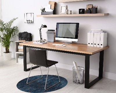 Tapis fauteuil bureau rond Motif géométrique