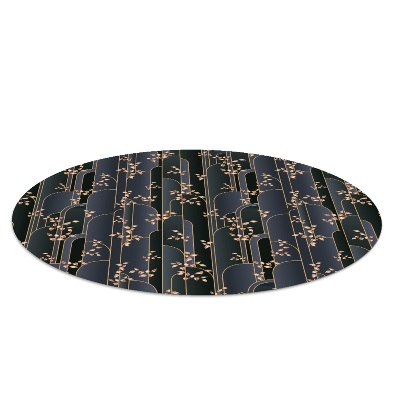 Tapis de chaise de bureau Plantes décoratives