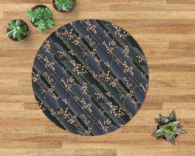 Tapis de chaise de bureau Plantes décoratives