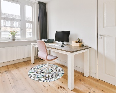 Tapis de chaise de bureau Plumes d'oiseaux