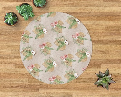 Tapis de protection de sol Composition florale