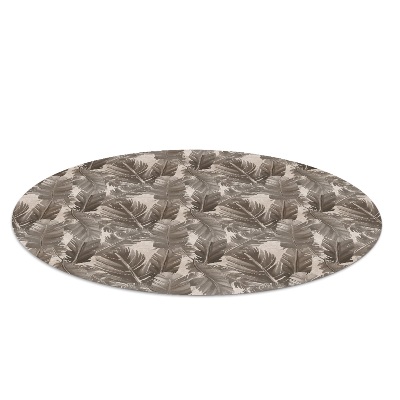 Tapis de chaise de bureau Composition des feuilles