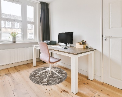 Tapis de chaise de bureau Composition des feuilles