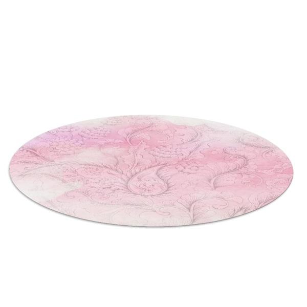 Tapis protège sol rond Modèle victorien
