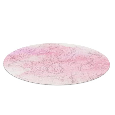 Tapis protège sol rond Modèle victorien