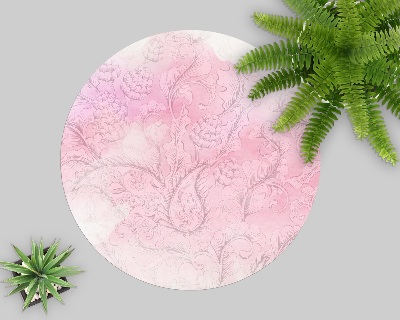 Tapis protège sol rond Modèle victorien