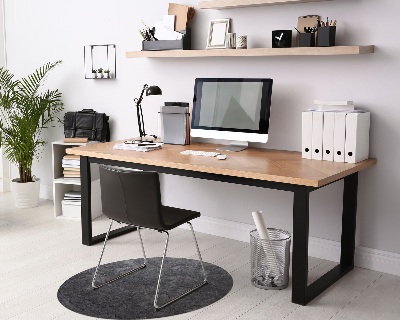 Tapis de chaise de bureau Feuilles brûlées