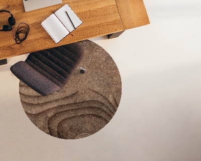 Tapis de chaise de bureau Grès 3d