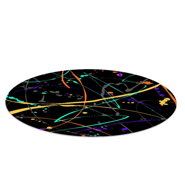 Tapis de protection de sol Image tachée