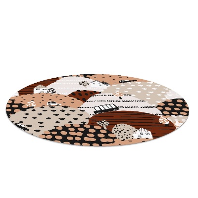 Tapis de chaise de bureau Illustration de la ville