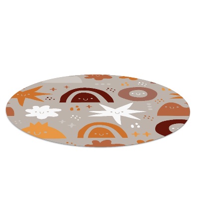 Tapis de protection de sol Gribouillages pour enfants