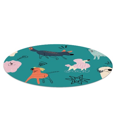 Tapis de chaise de bureau Chiens et chiots