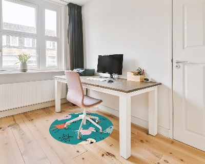 Tapis de chaise de bureau Chiens et chiots
