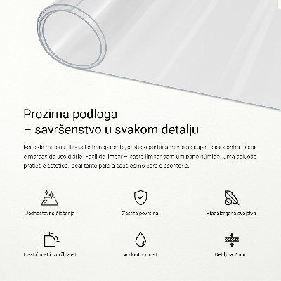Tapis de protection universel transparent