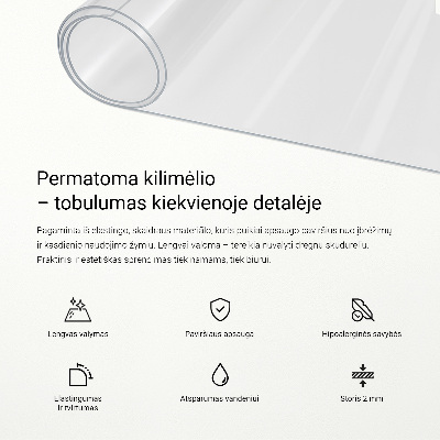 Tapis de protection universel transparent