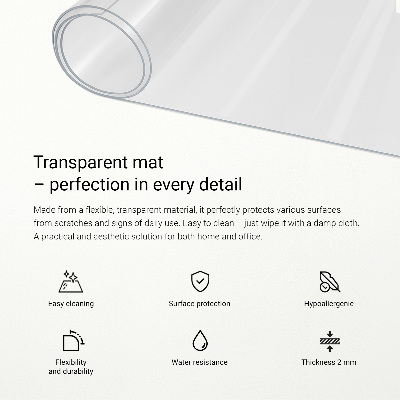 Tapis de protection universel transparent