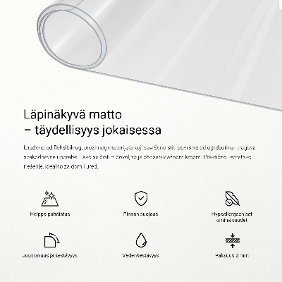 Tapis de protection universel transparent