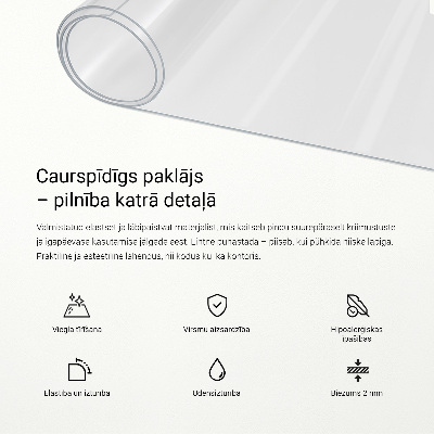 Tapis de protection universel transparent