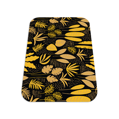 Tapis protection sol Feuilles jaunes