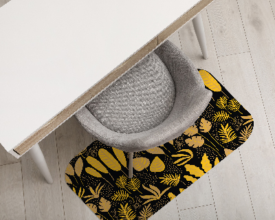 Tapis protection sol Feuilles jaunes