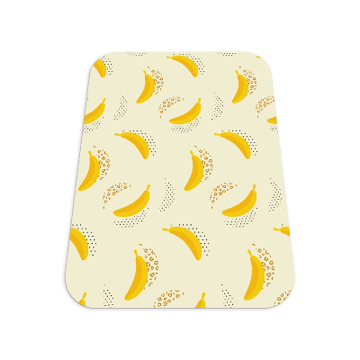 Tapis bureau rectangulaire Patchs à pois bananes