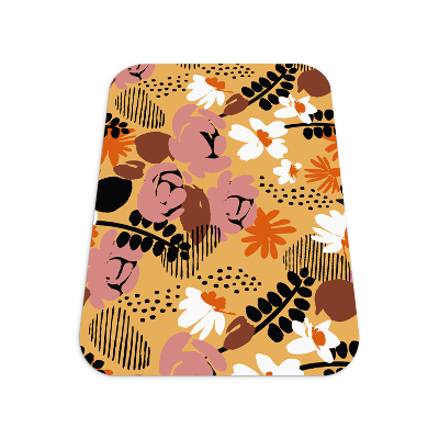 Tapis pour chaise de bureau Fleurs des prairies