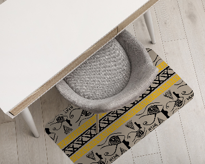 Tapis de chaise rectangulaire Hiéroglyphes égyptiens