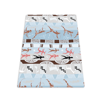 Tapis pour chaise de bureau Peintures africaines