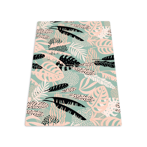 Tapis de chaise rectangulaire Feuilles de la nature