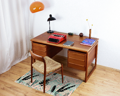 Tapis de chaise rectangulaire Feuilles de la nature