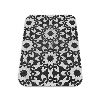 Tapis de chaise rectangulaire Mandala décoratif