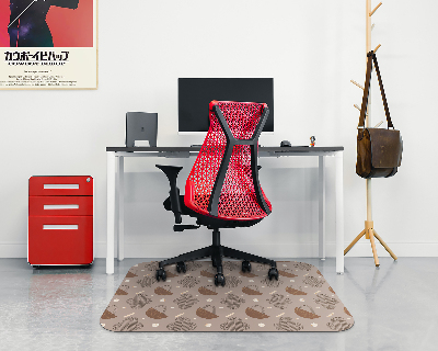Tapis pour chaise de bureau Motif abstrait