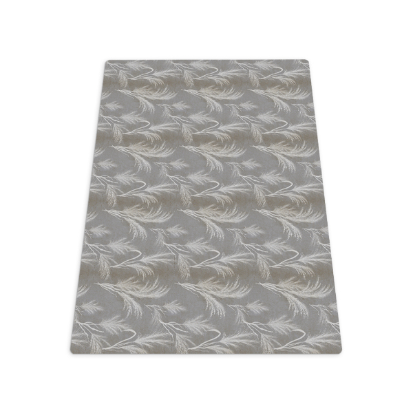 Tapis de chaise rectangulaire Herbe grise