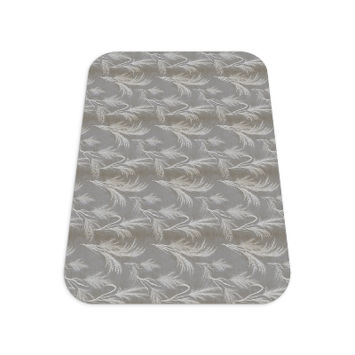 Tapis de chaise rectangulaire Herbe grise